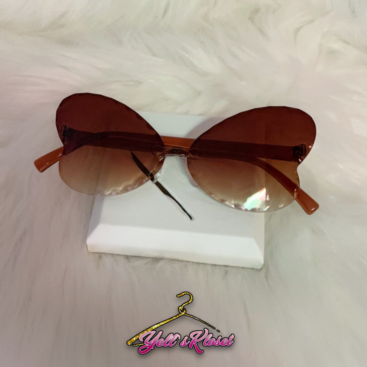 Kids Butterfly Brown Shades