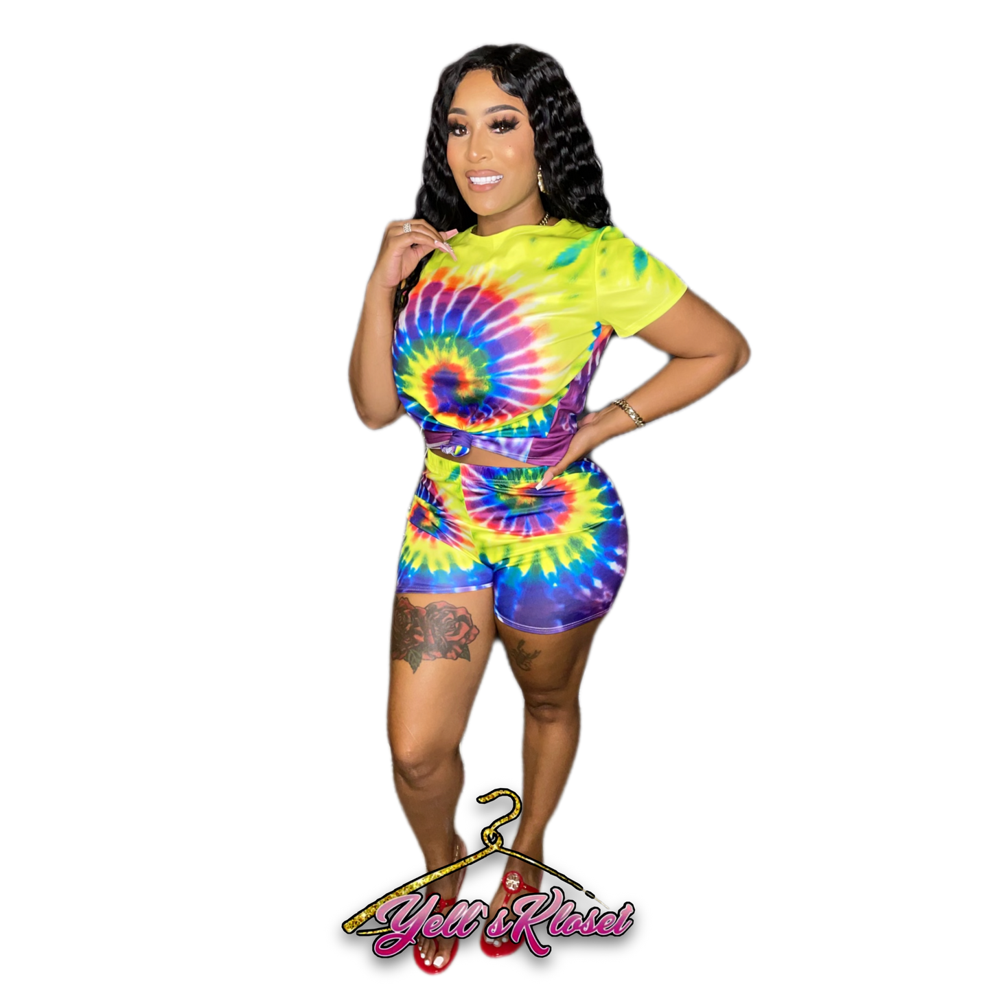 Tie Dye Short Set