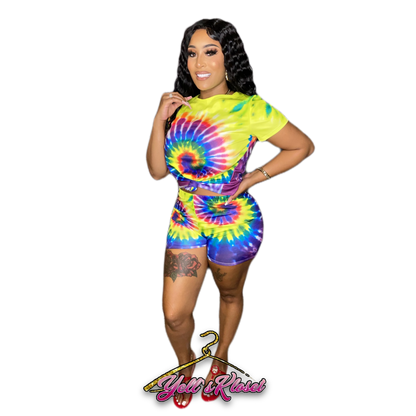 Tie Dye Short Set