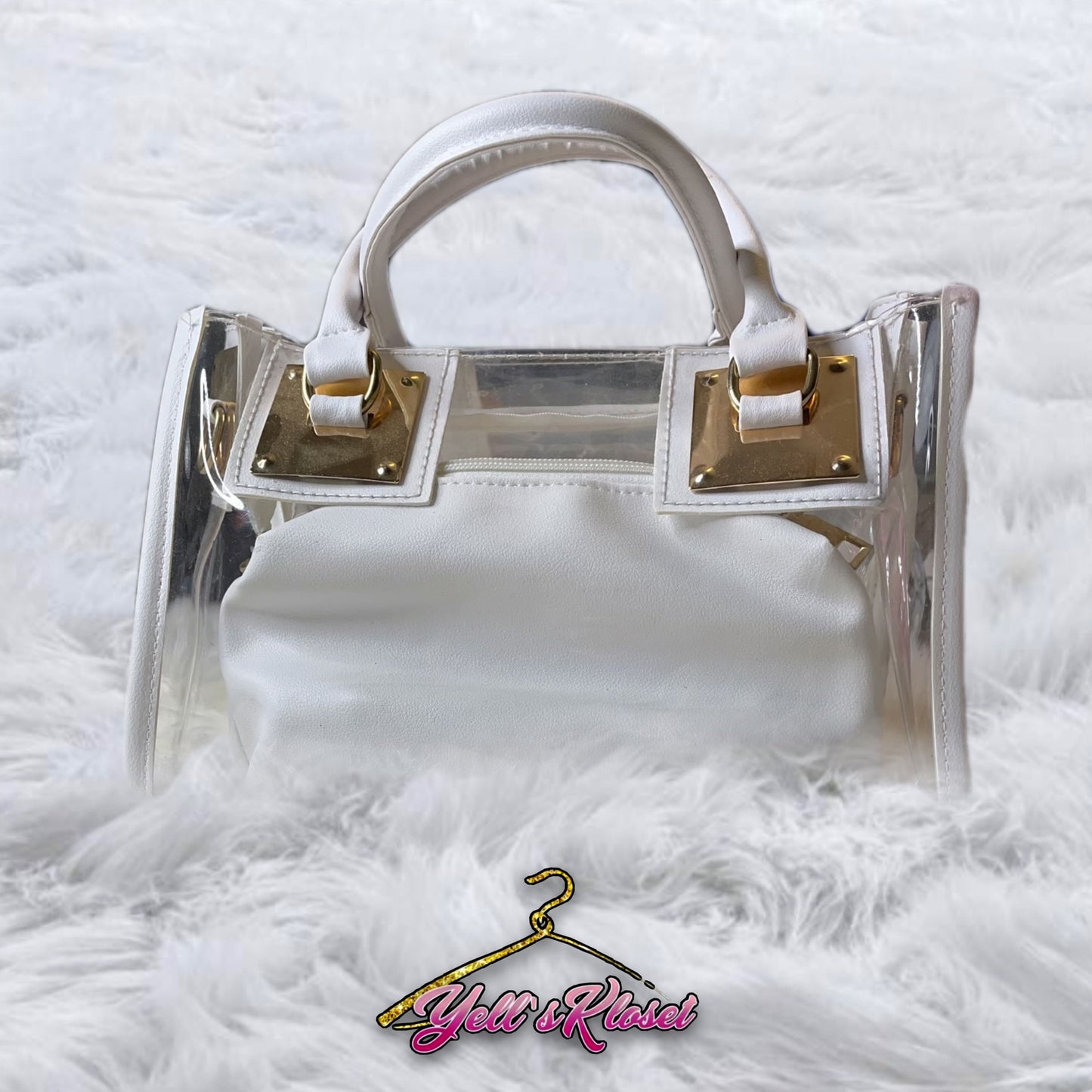 White Clear Tote